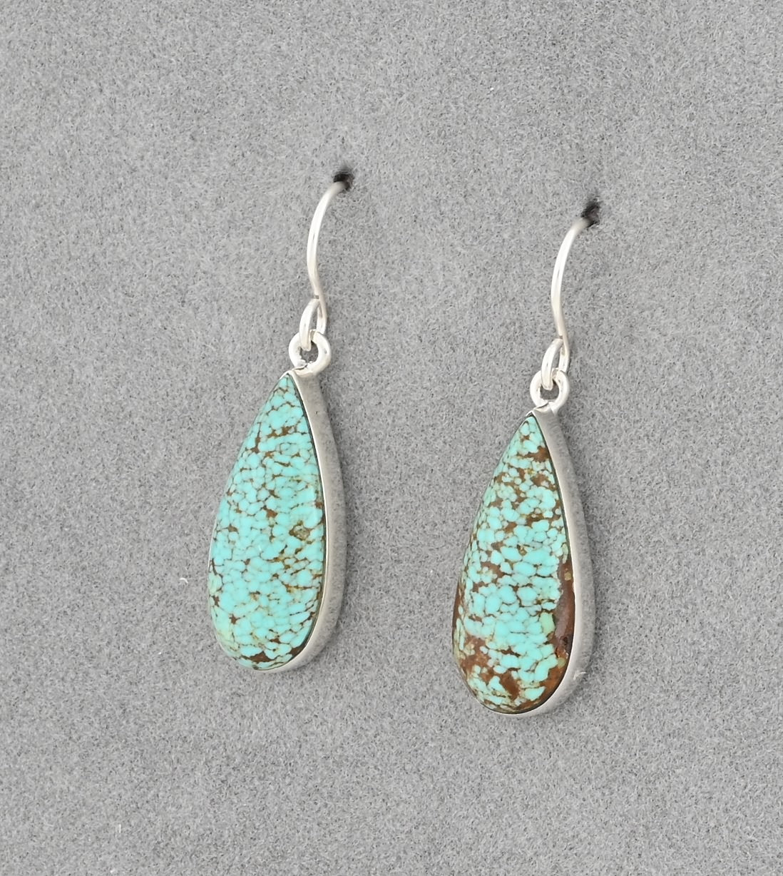 Earrings with #8 Turquoise by Cathy Webster