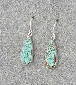 Earrings with #8 Turquoise by Cathy Webster