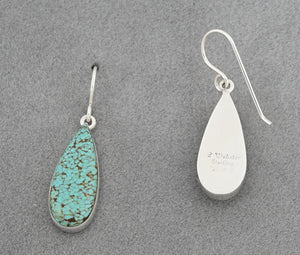 Earrings with #8 Turquoise by Cathy Webster