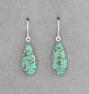 Earrings with #8 Turquoise by Cathy Webster