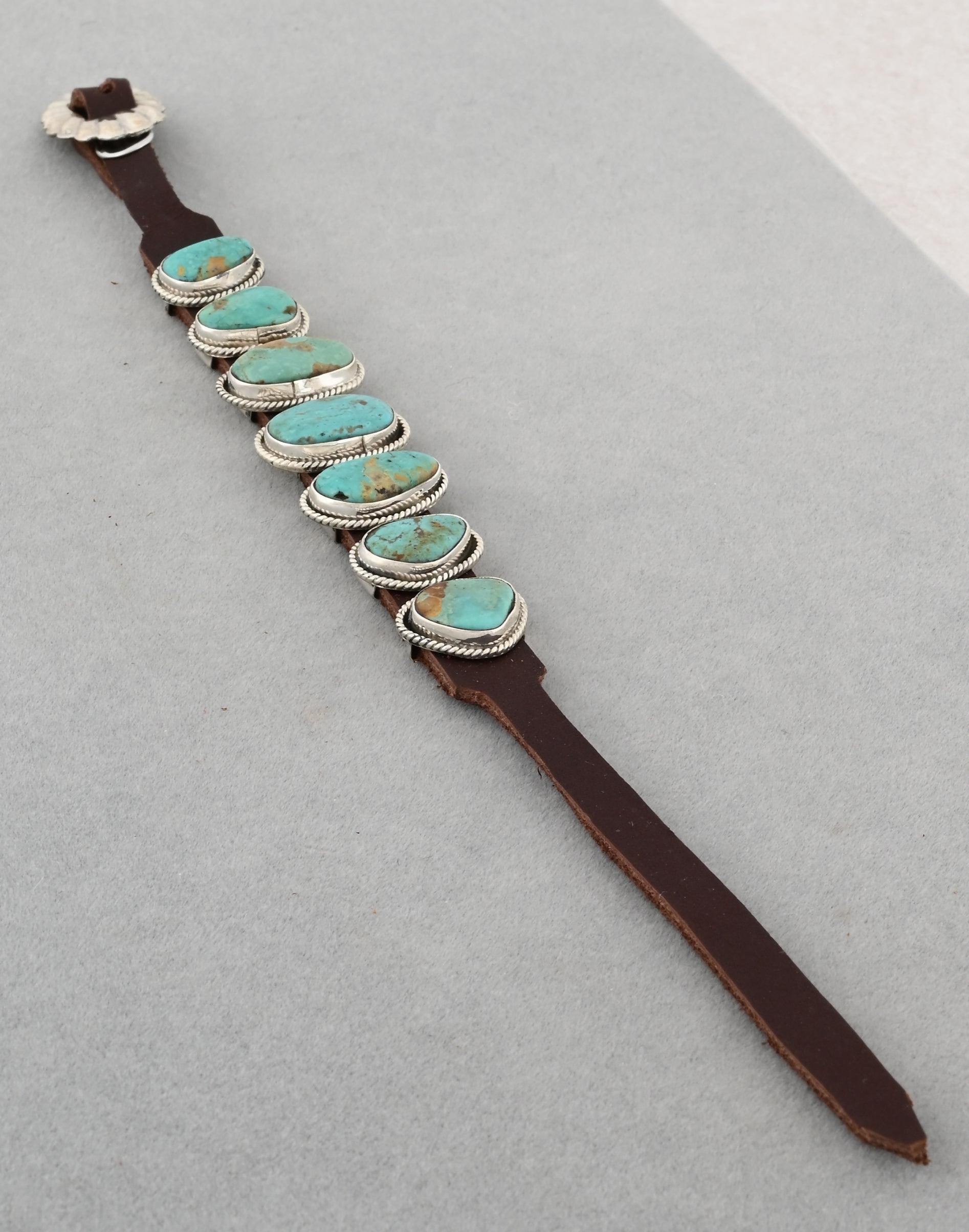 Bracelet with Conchos by Dan Morgan