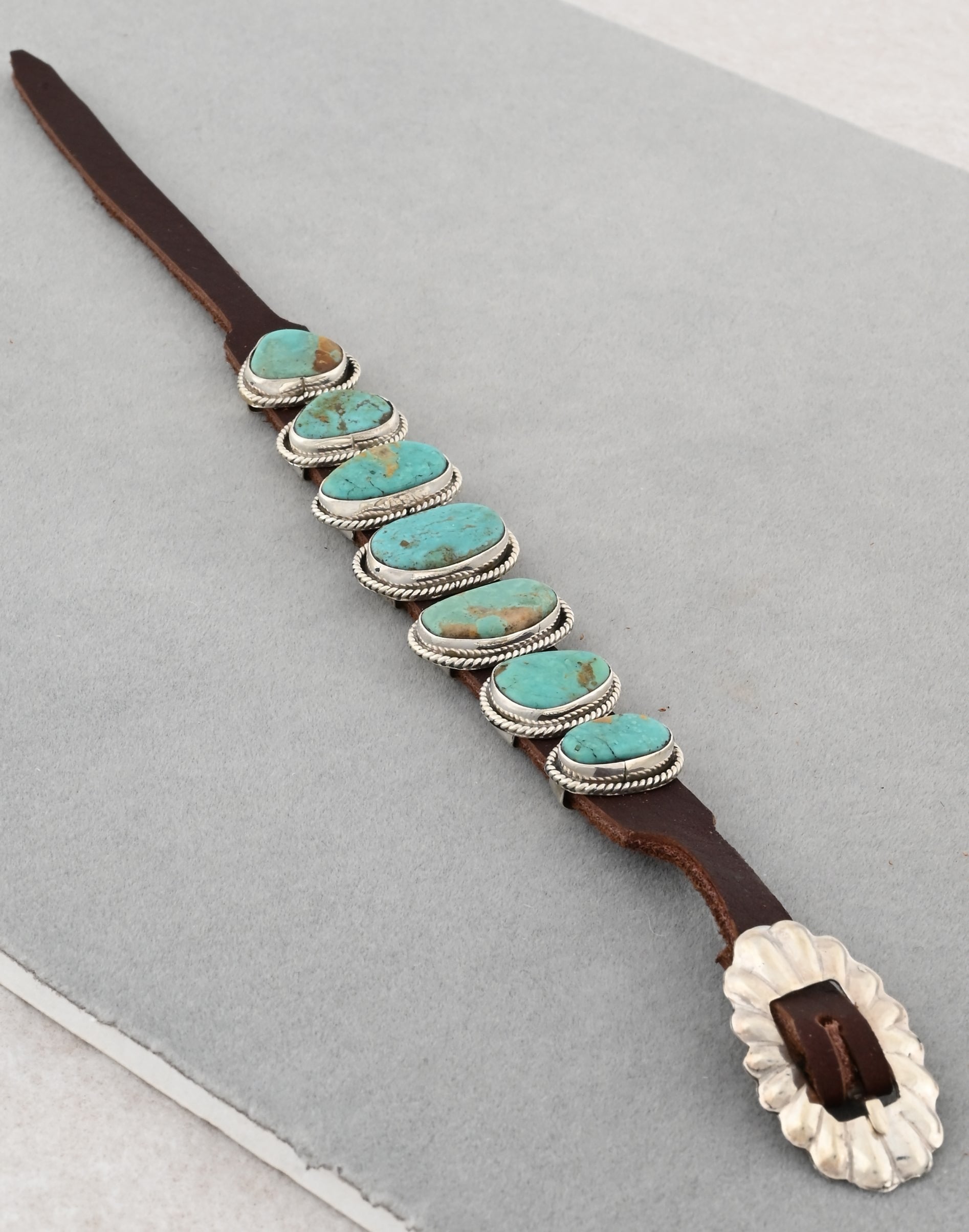 Bracelet with Conchos by Dan Morgan