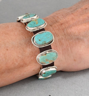 Bracelet with Conchos by Dan Morgan