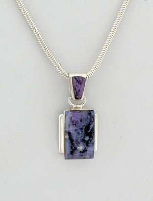 Pendant with Morado Opal by Sheryl Martinez