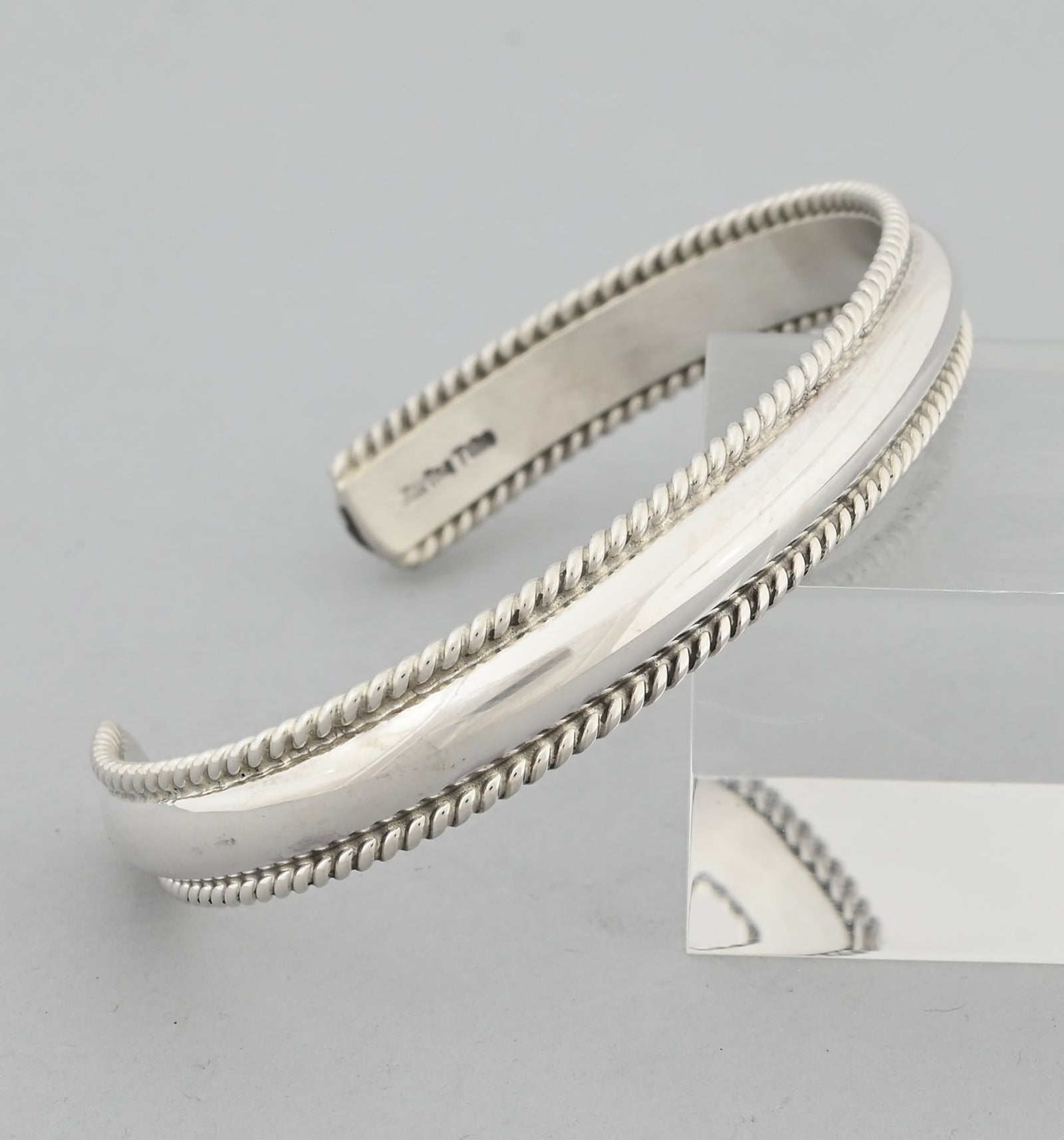Bracelet with Twist Edges by Ben Tsosie