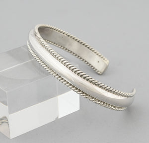 Bracelet with Twist Edges by Ben Tsosie