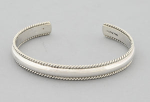 Bracelet with Twist Edges by Ben Tsosie