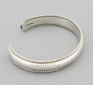 Bracelet with Twist Edges by Ben Tsosie