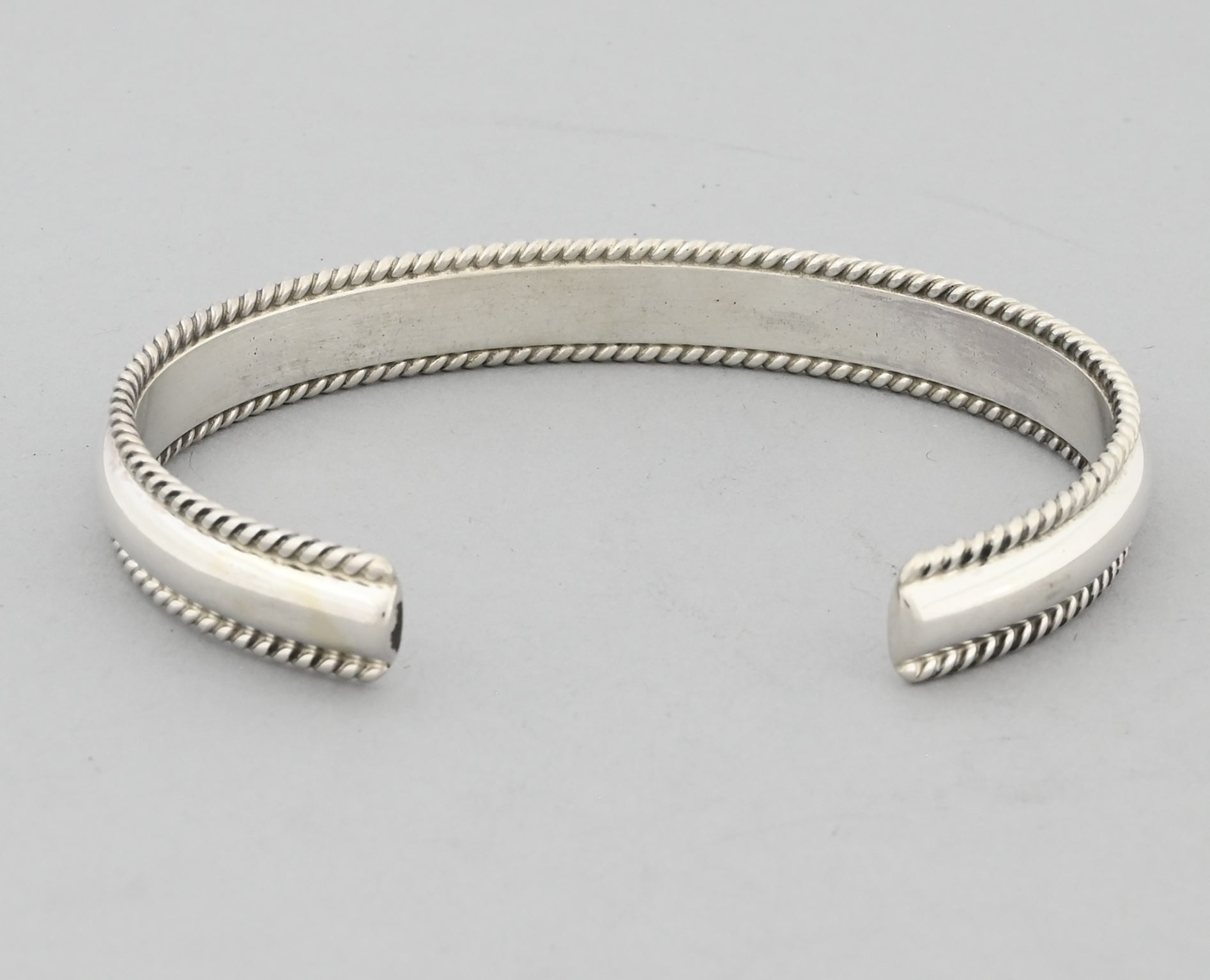 Bracelet with Twist Edges by Ben Tsosie