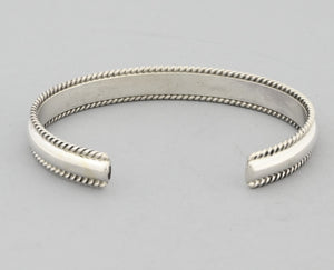 Bracelet with Twist Edges by Ben Tsosie