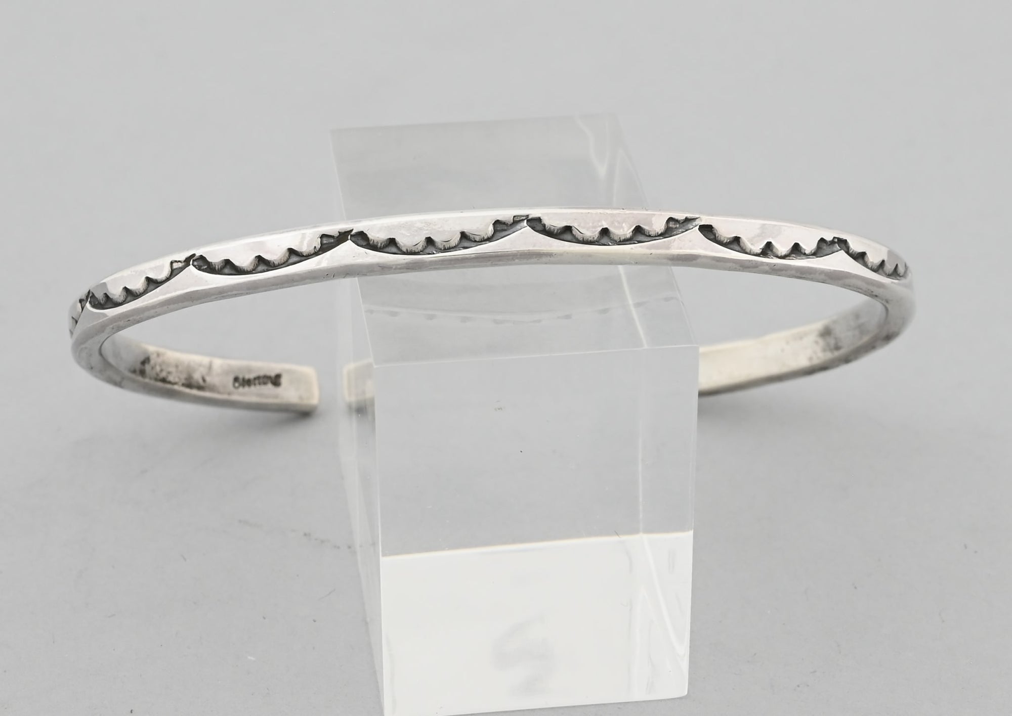 Bracelet with Stamping (large!) by Ben Tahe