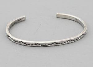 Bracelet with Stamping (large!) by Ben Tahe
