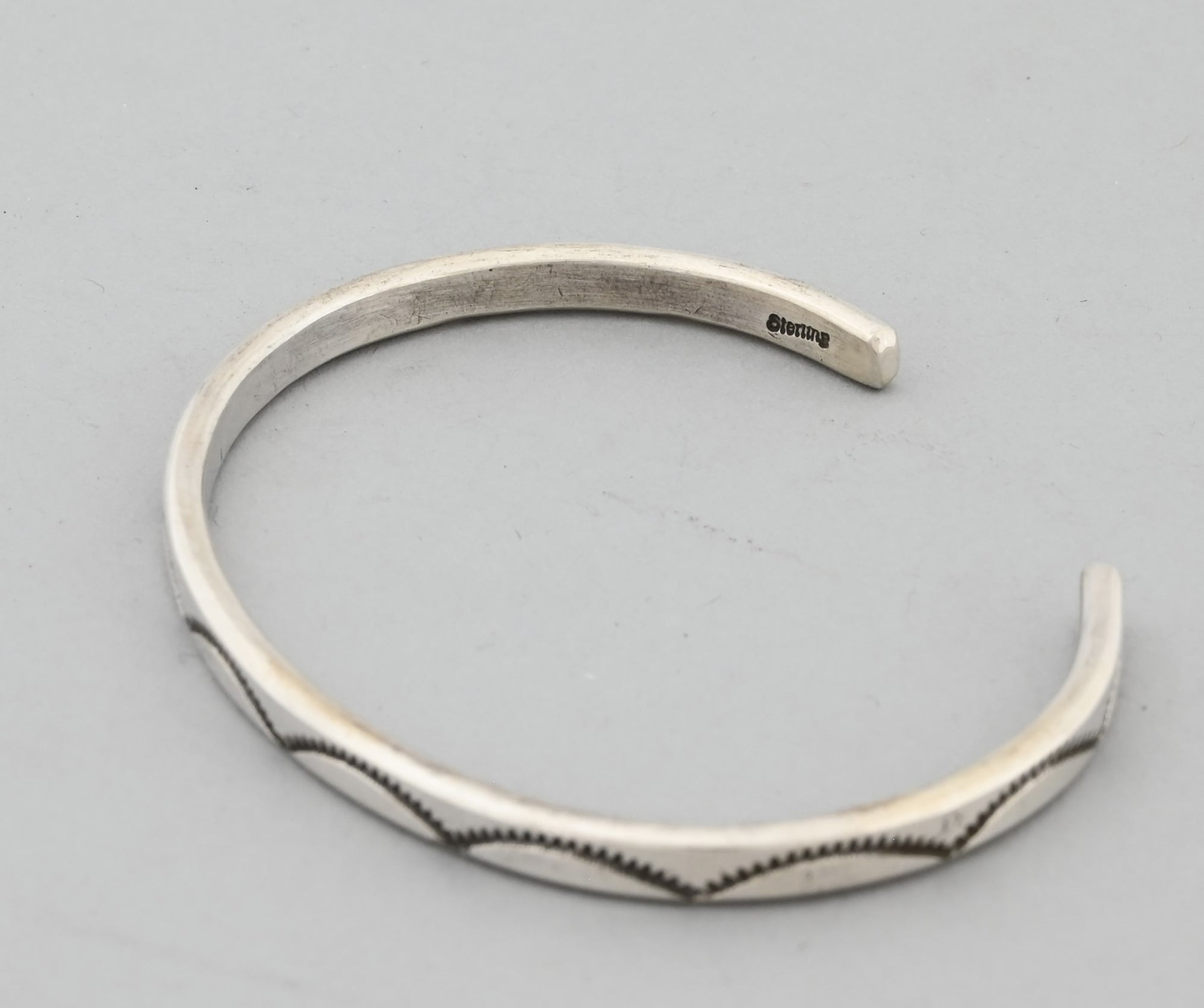 Bracelet with Stamping (large!) by Ben Tahe