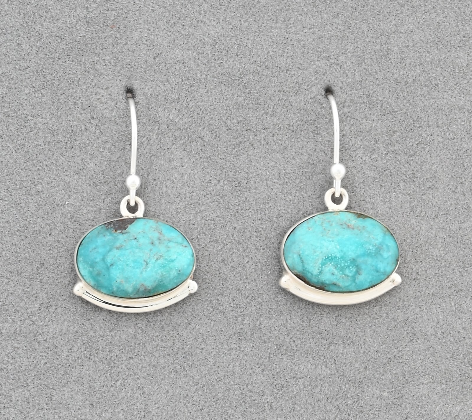 Earrings with Egyptian Turquoise by Cathy Webster