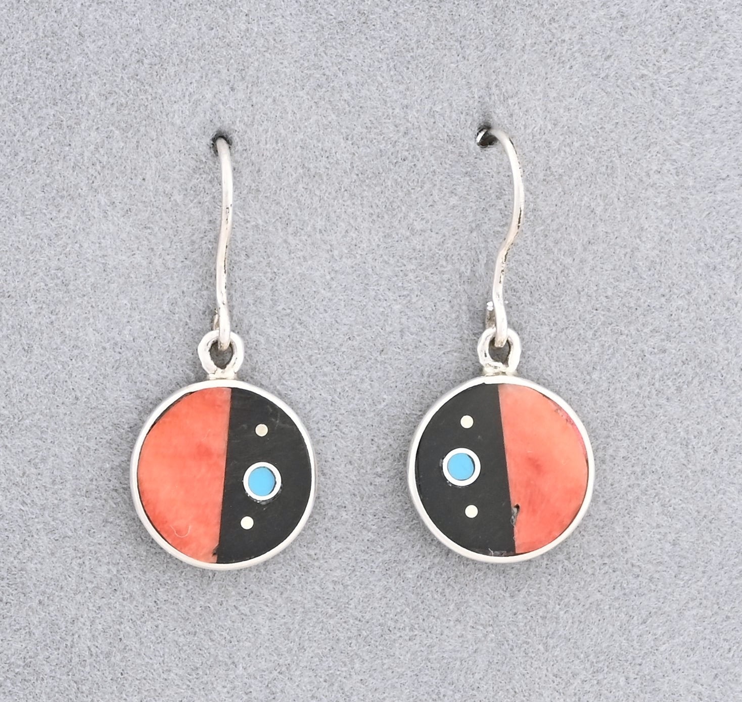 Earrings with Inlays by Jimmy Poyer
