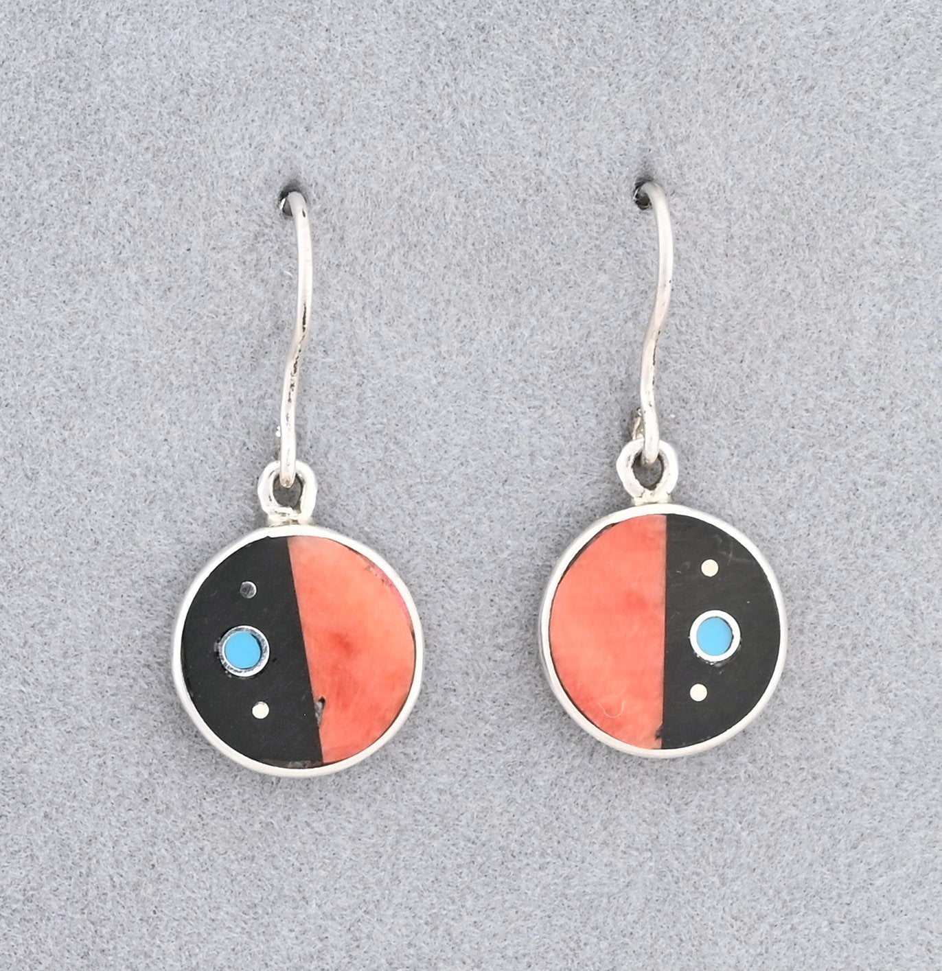 Earrings with Inlays by Jimmy Poyer