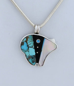 Pendant with Small Bear by Jimmy Poyer