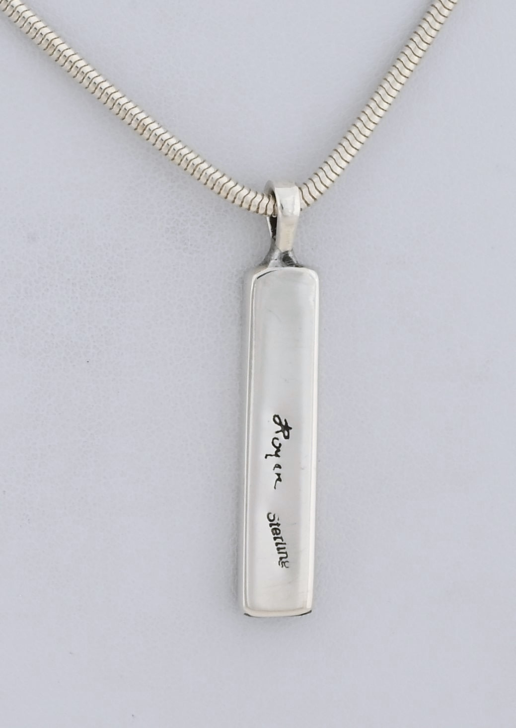 Pendant with Green Turquoise by Jimmy Poyer