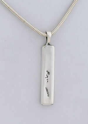 Pendant with Green Turquoise by Jimmy Poyer