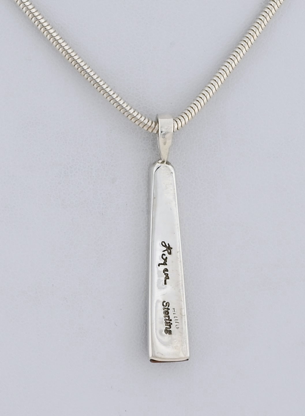 Pendant with Lapis Inlay by Jimmy Poyer