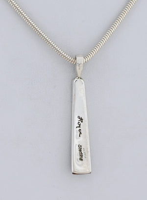 Pendant with Lapis Inlay by Jimmy Poyer