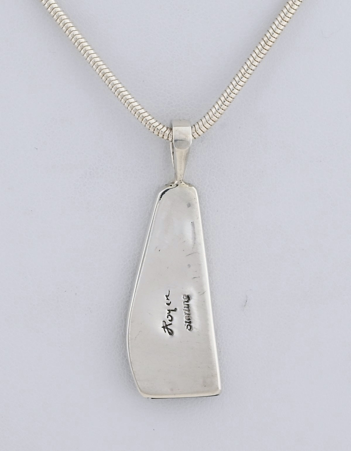 Pendant with Freeform Inlay by Jimmy Poyer