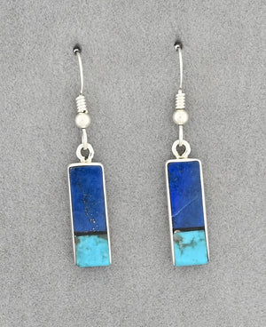 Earrings with Inlay by Jimmy Poyer