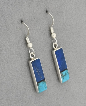 Earrings with Inlay by Jimmy Poyer