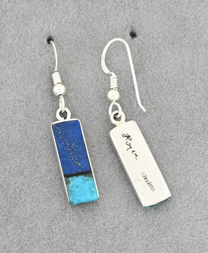 Earrings with Inlay by Jimmy Poyer