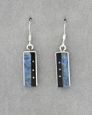 Earrings with Inlay by Jimmy Poyer