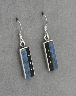 Earrings with Inlay by Jimmy Poyer