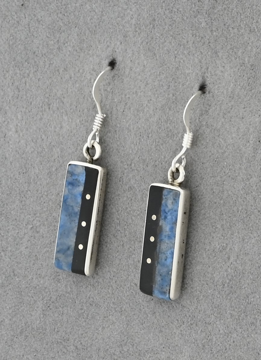 Earrings with Inlay by Jimmy Poyer
