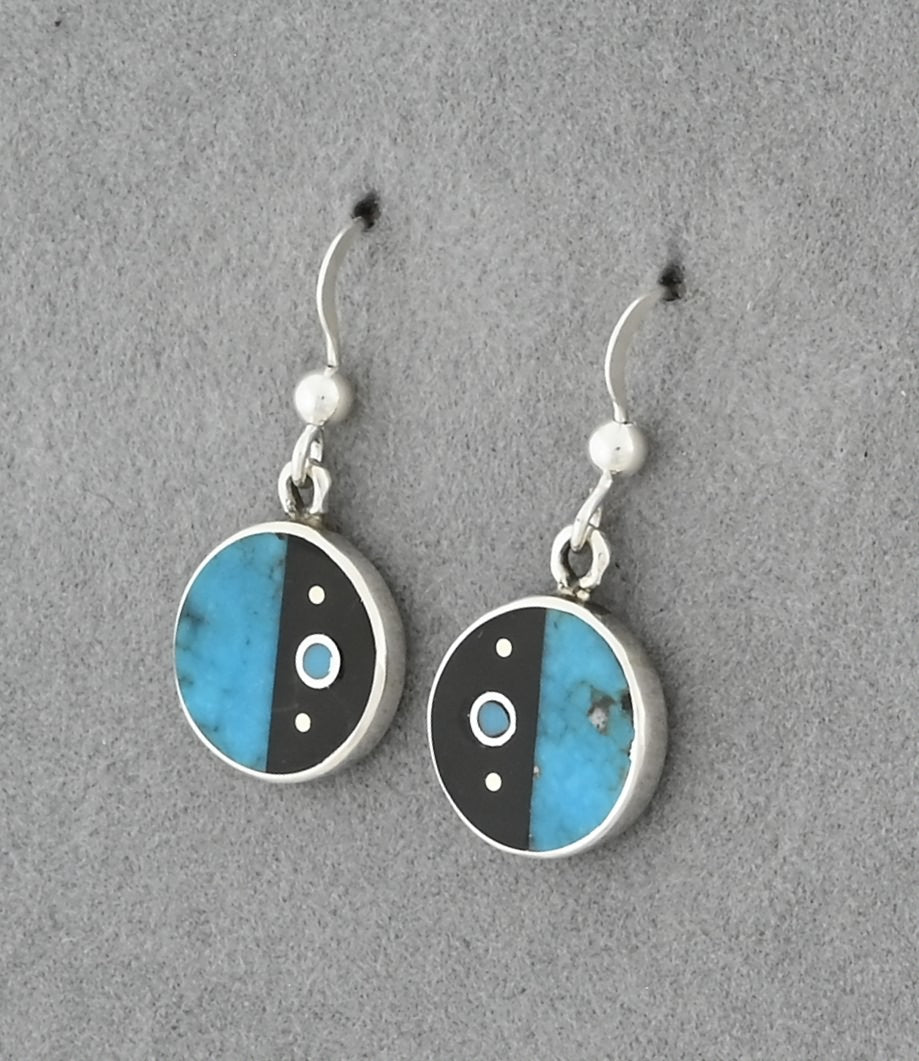 Earrings with Inlay by Jimmy Poyer