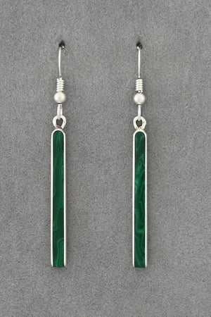 Earrings with Inlay by Jimmy Poyer