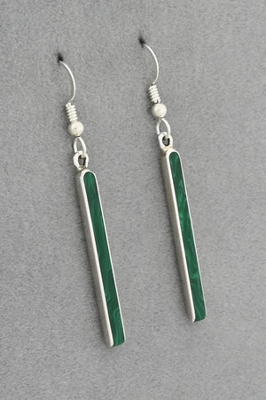 Earrings with Inlay by Jimmy Poyer