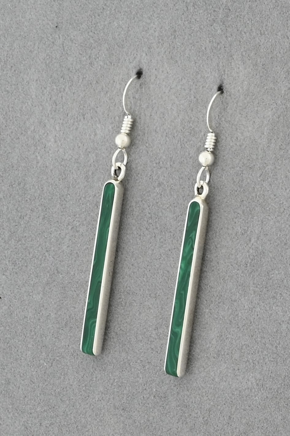 Earrings with Inlay by Jimmy Poyer