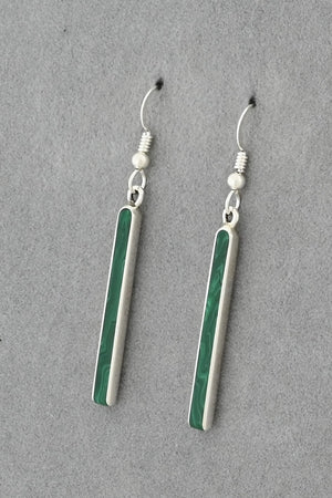 Earrings with Inlay by Jimmy Poyer