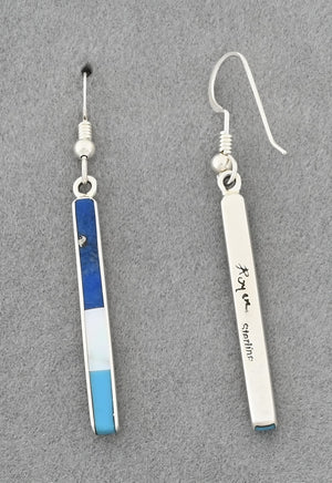 Earrings with Inlay by Jimmy Poyer