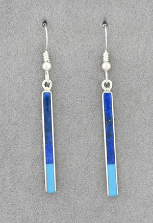 Earrings with Inlay by Jimmy Poyer
