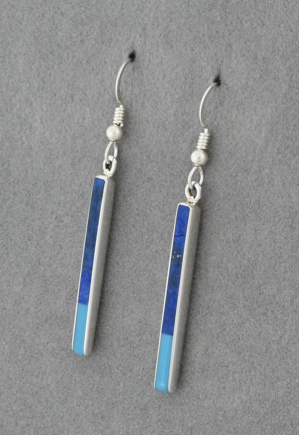 Earrings with Inlay by Jimmy Poyer