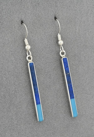 Earrings with Inlay by Jimmy Poyer