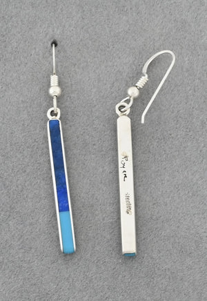 Earrings with Inlay by Jimmy Poyer