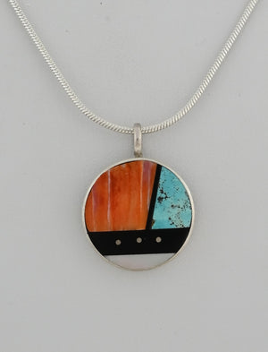 Pendant with Inlay by Jimmy Poyer