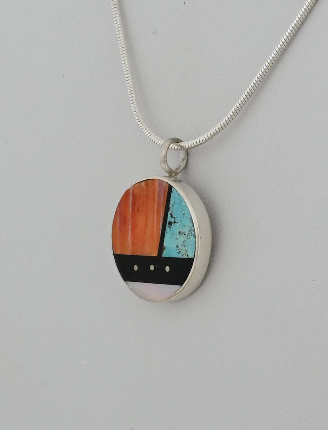 Pendant with Inlay by Jimmy Poyer