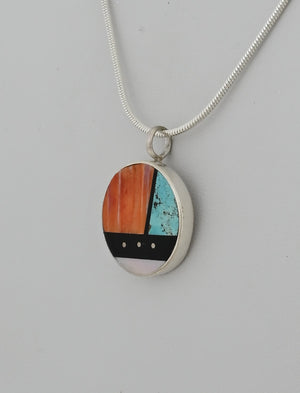 Pendant with Inlay by Jimmy Poyer