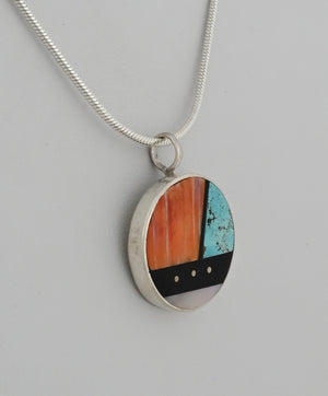 Pendant with Inlay by Jimmy Poyer