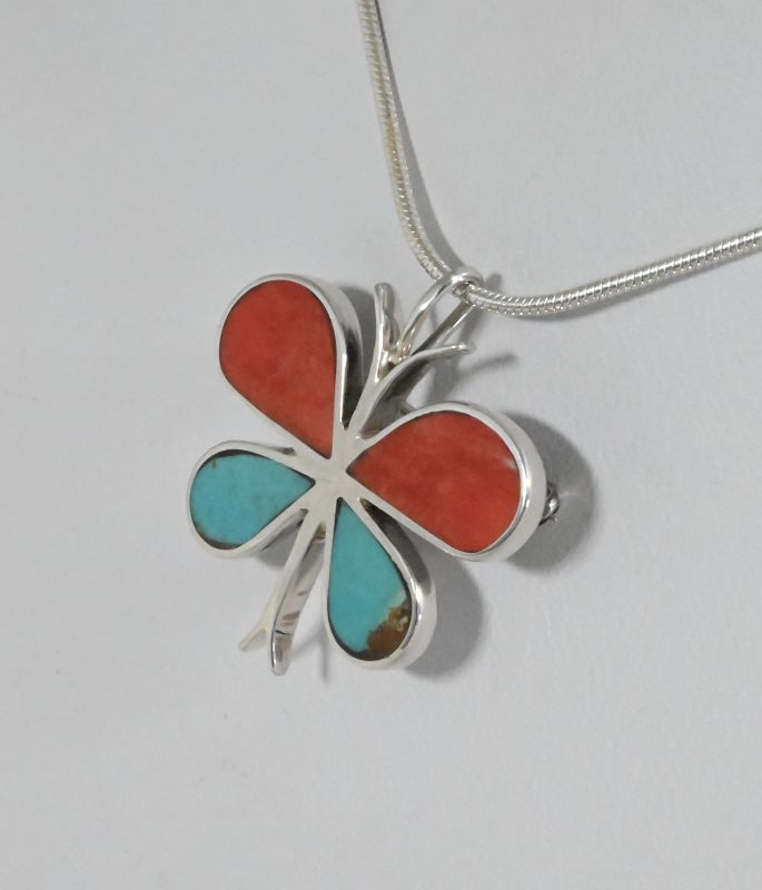 Pendant or Pin with Butterfly by Jimmy Poyer