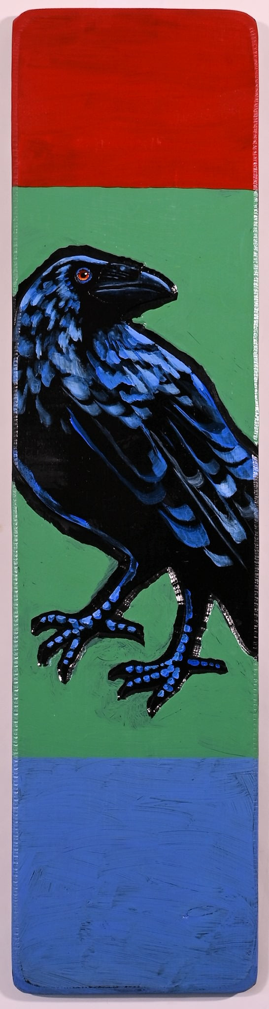 "Raven" Acrylic on Board by Leland Holiday