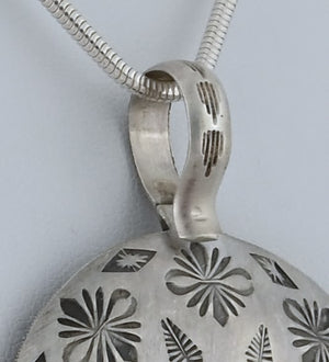 Basket Pendant by Roland Begay (Navajo)