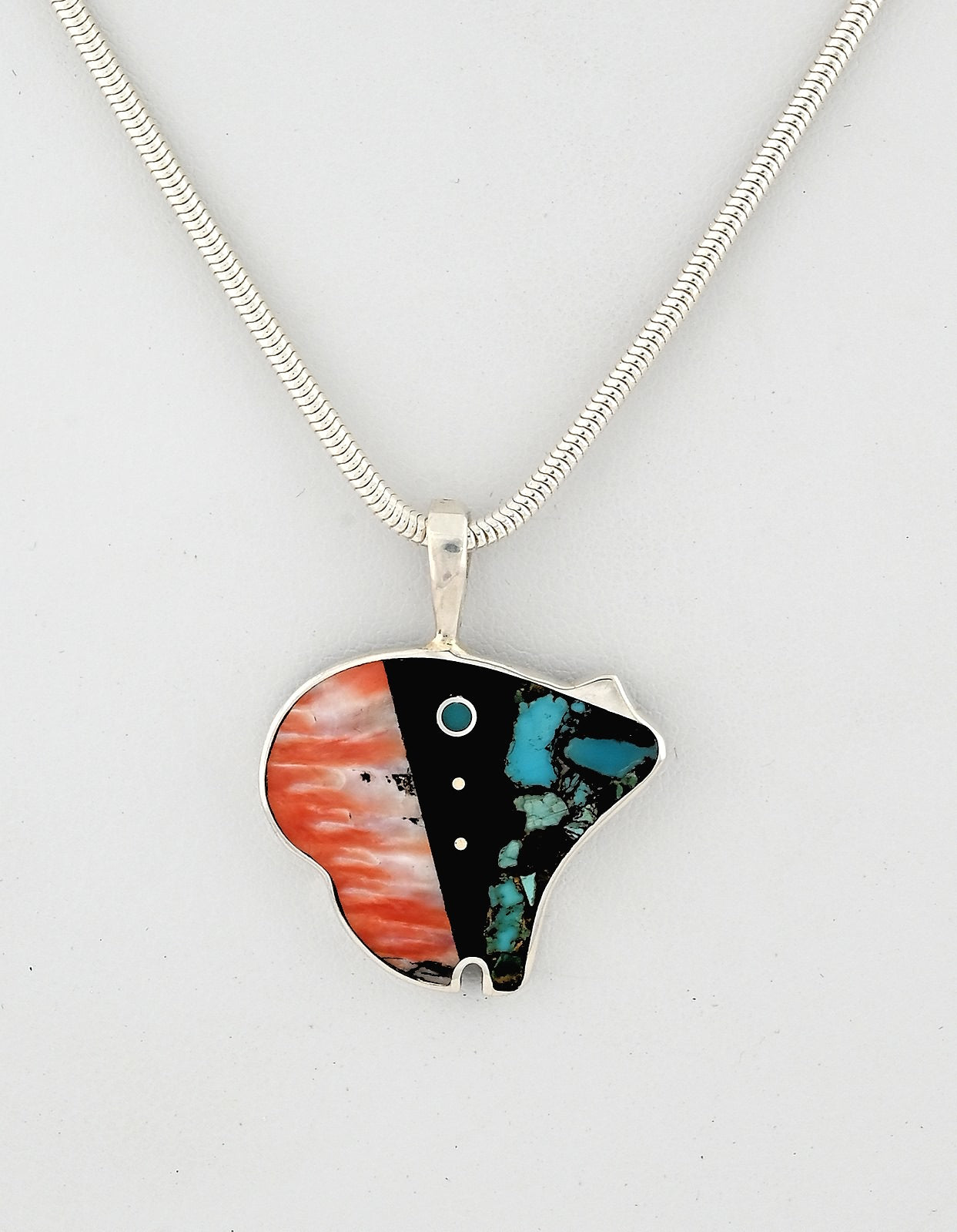 Pendant with Bear by Jimmy Poyer